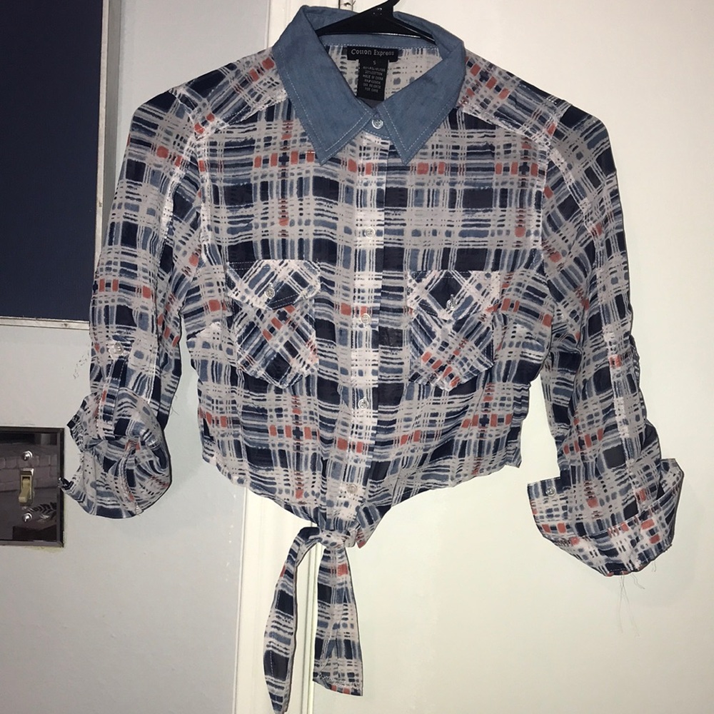 Cotton Express Sheer Crop Top